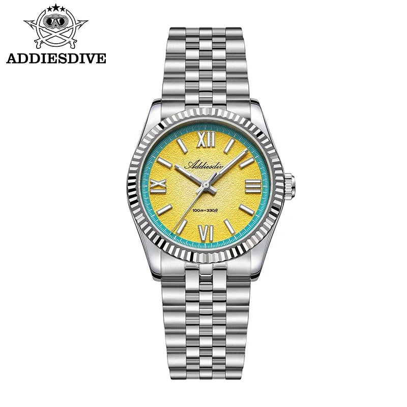 Men's Stainless Steel Quartz Watch – Sapphire & Luminous