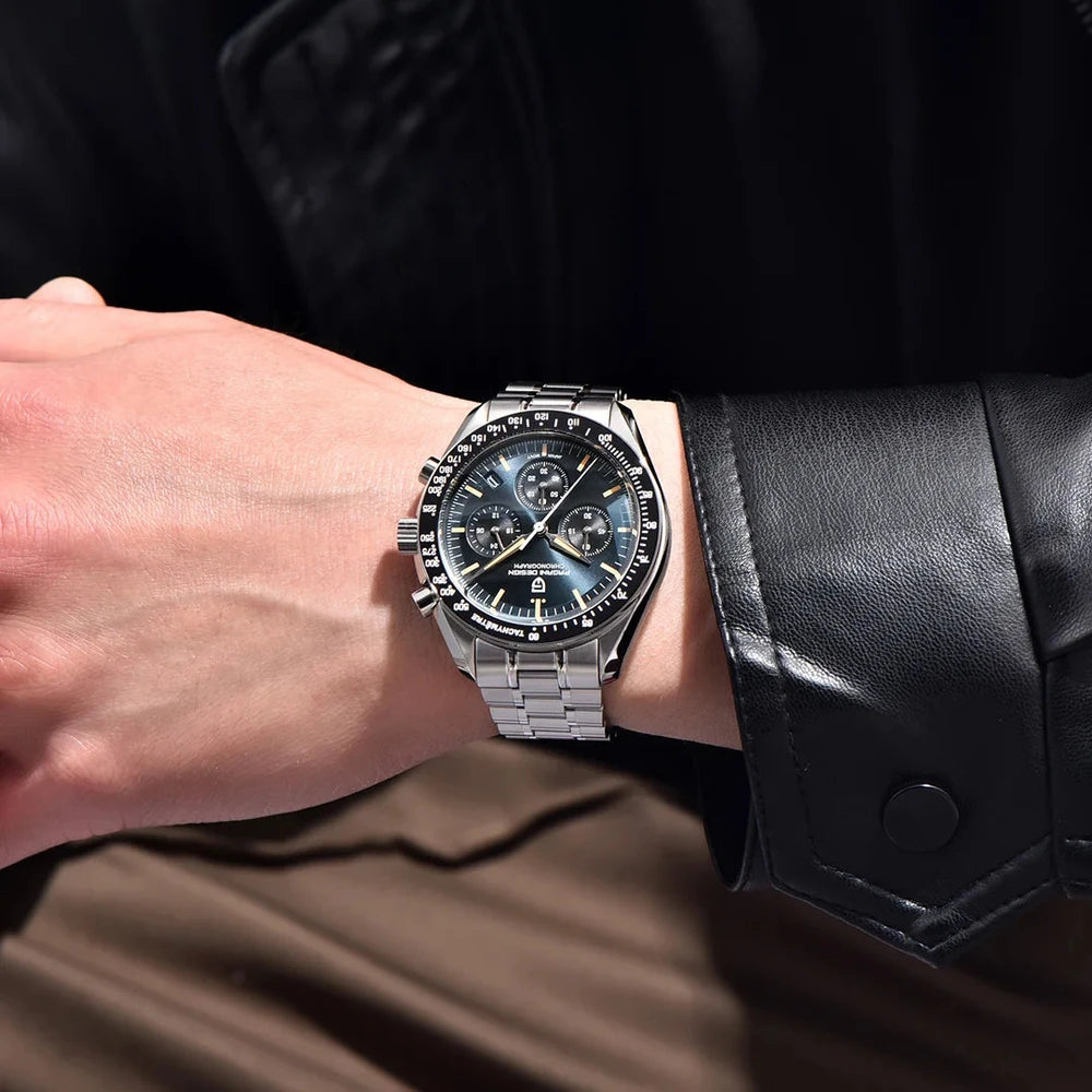 Retro Stainless Steel Quartz Watch