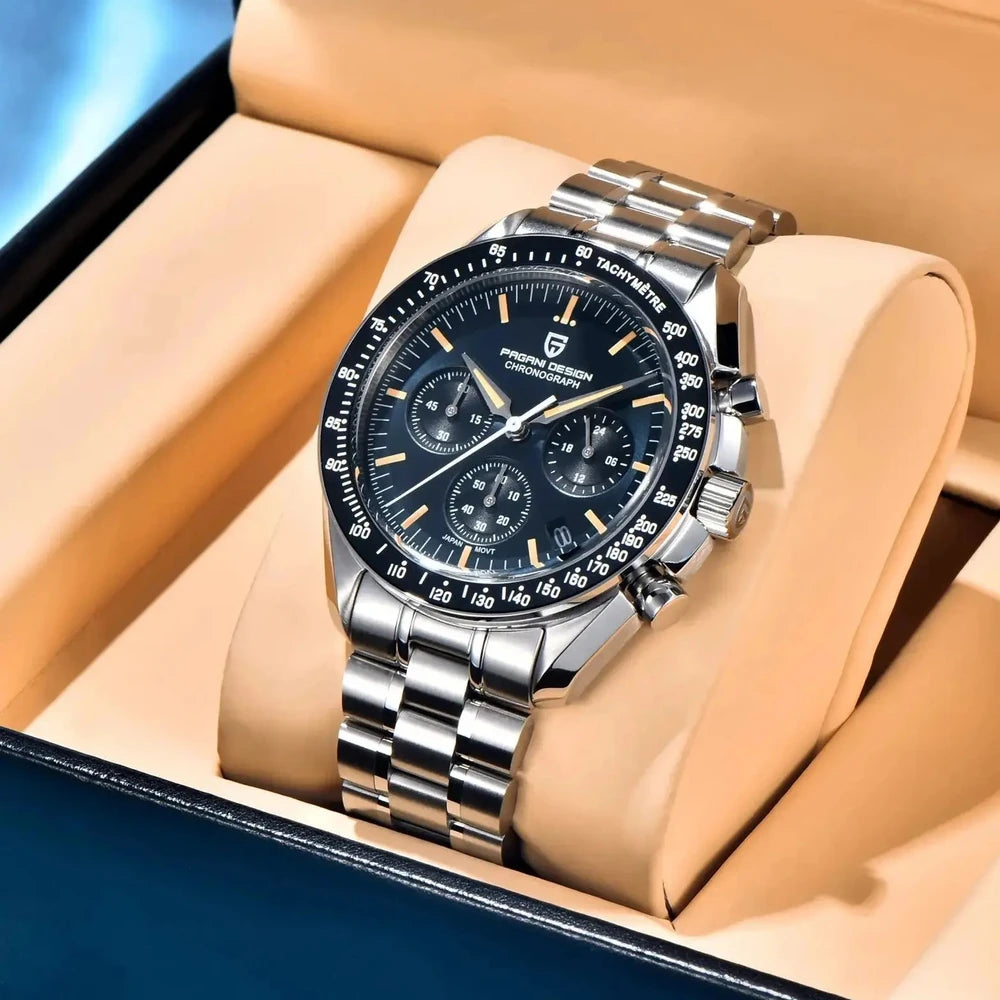 Retro Stainless Steel Quartz Watch