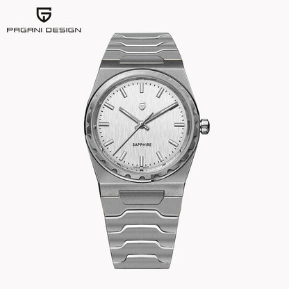 Men’s 37 mm Quartz Dress Watch Sapphire 10 Bar Slim