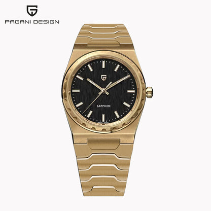 Men’s 37 mm Quartz Dress Watch Sapphire 10 Bar Slim