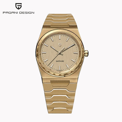 Men’s 37 mm Quartz Dress Watch Sapphire 10 Bar Slim
