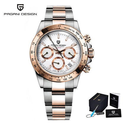 Men’s Meteorite Dial Chronograph Watch Sapphire Crystal