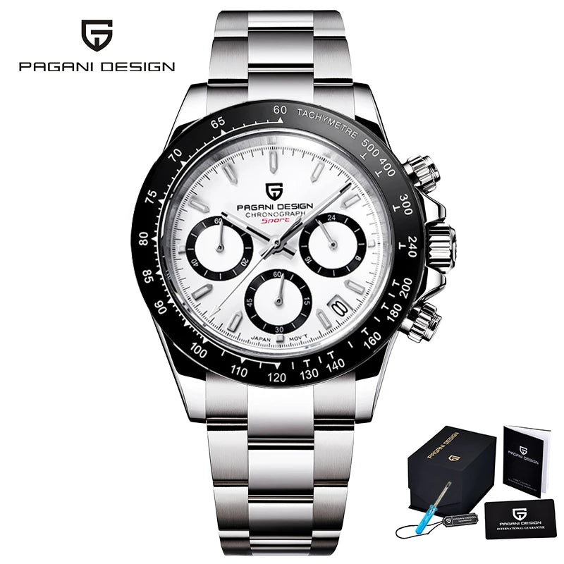Men’s Meteorite Dial Chronograph Watch Sapphire Crystal