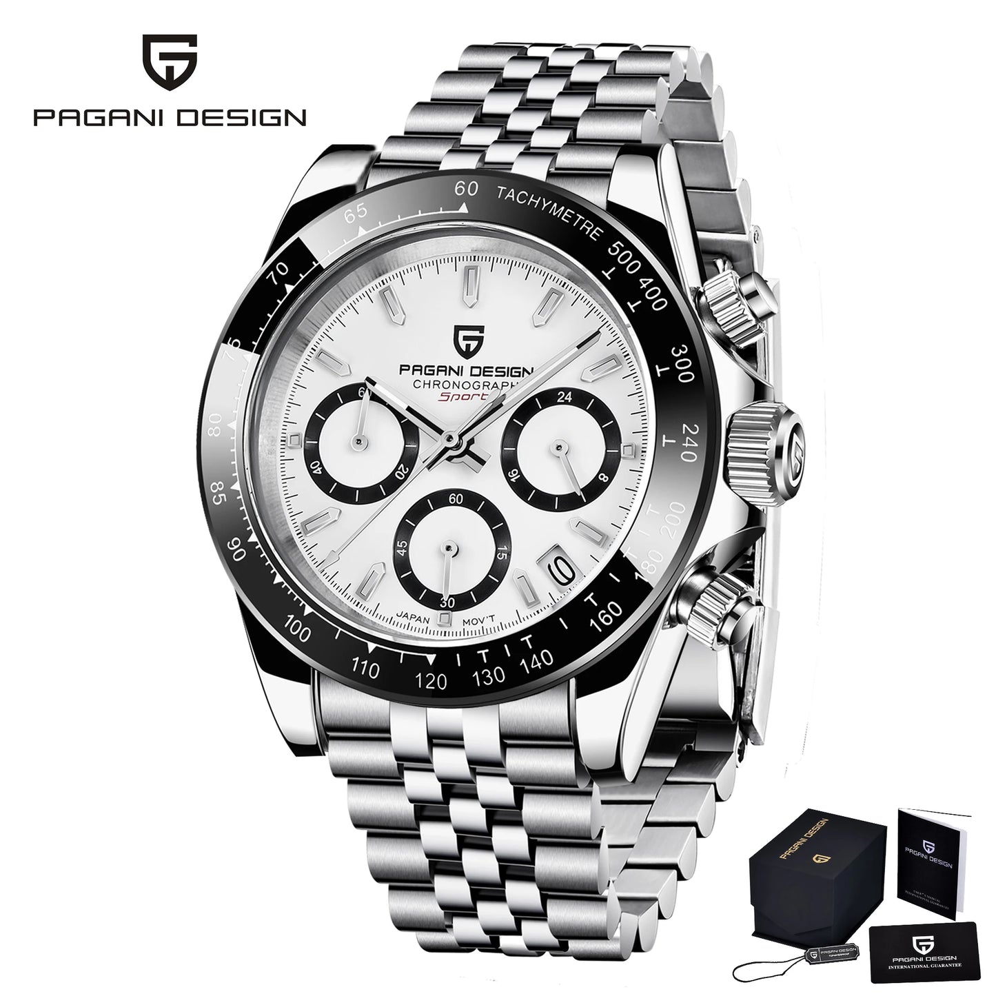 Men’s Meteorite Dial Chronograph Watch Sapphire Crystal