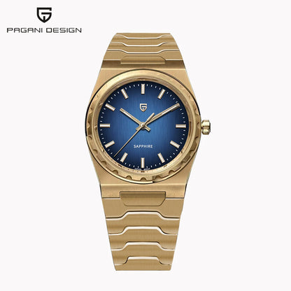 Men’s 37 mm Quartz Dress Watch Sapphire 10 Bar Slim