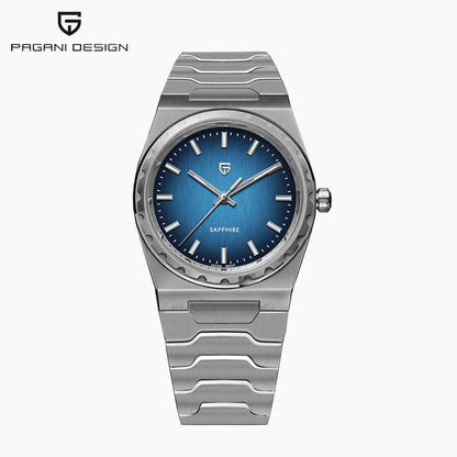 Men’s 37 mm Quartz Dress Watch Sapphire 10 Bar Slim