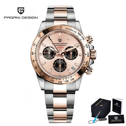 Men’s Meteorite Dial Chronograph Watch Sapphire Crystal