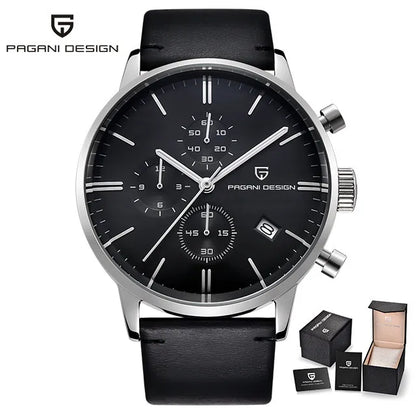 Men's Luxury Chronograph Watch Quartz 3ATM Waterproof