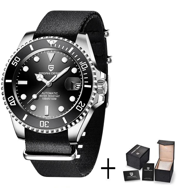 Men’s Automatic Dive Watch 100m With Sapphire Crystal