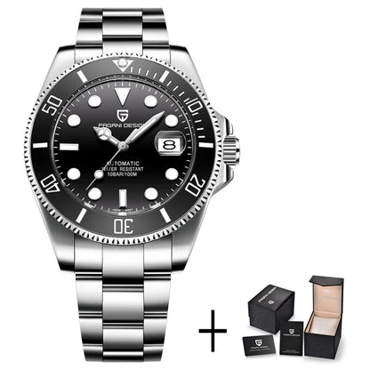 Men’s Automatic Dive Watch 100m With Sapphire Crystal
