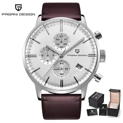 Men's Luxury Chronograph Watch Quartz 3ATM Waterproof