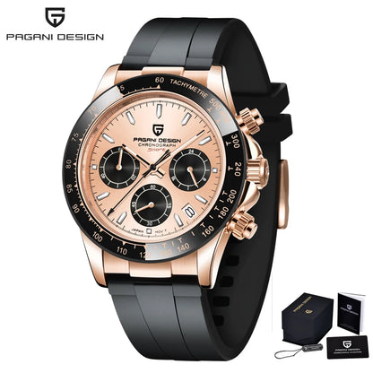 Men’s Meteorite Dial Chronograph Watch Sapphire Crystal