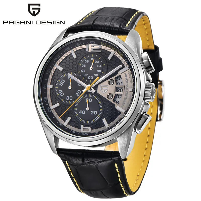 Men’s Sport Chronograph Watch Quartz Analog 30 m