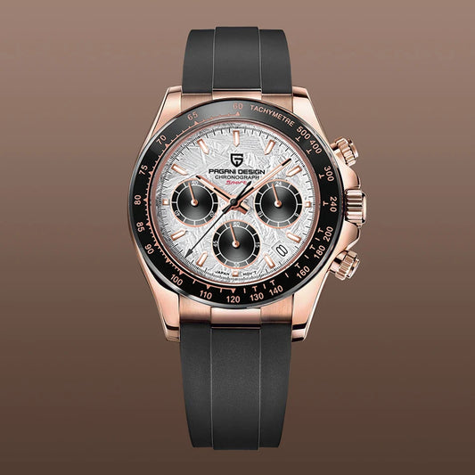 Men’s Meteorite Dial Chronograph Watch Sapphire Crystal