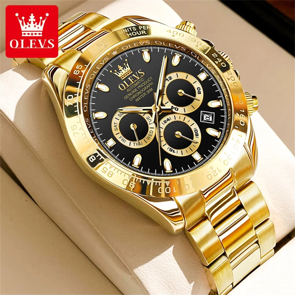 Men’s Luxury Automatic Mechanical Watch Chronograph