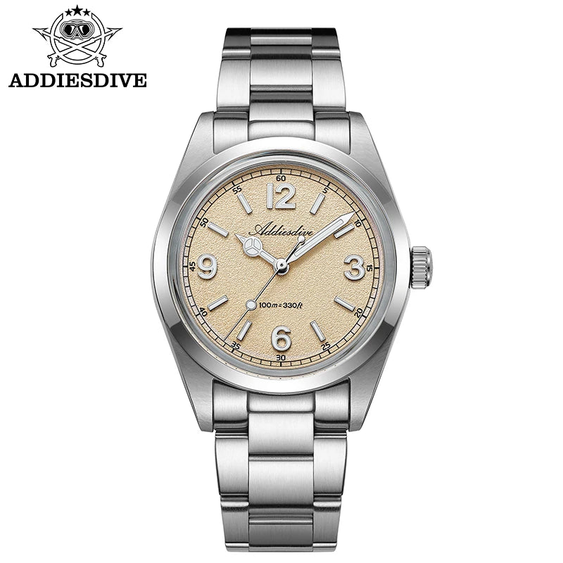 Men’s 36mm Dive Watch Quartz 100m With Luminous Dial