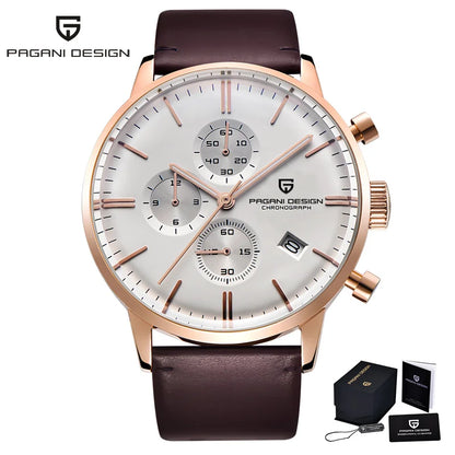 Men’s Chronograph Quartz Watch Sapphire Crystal 3Bar