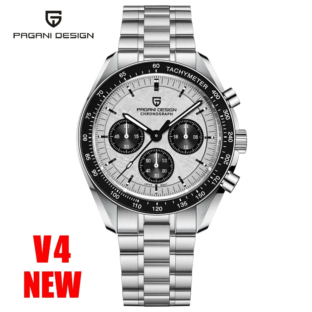 Men’s Quartz Chronograph Watch With Sapphire Crystal