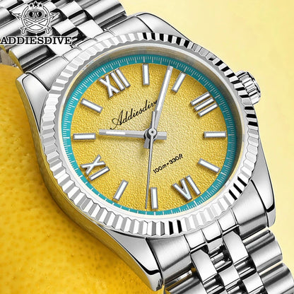 Men's Stainless Steel Quartz Watch – Sapphire & Luminous