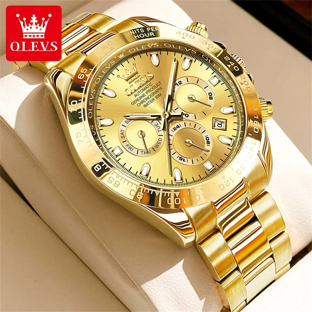 Men’s Luxury Automatic Mechanical Watch Chronograph