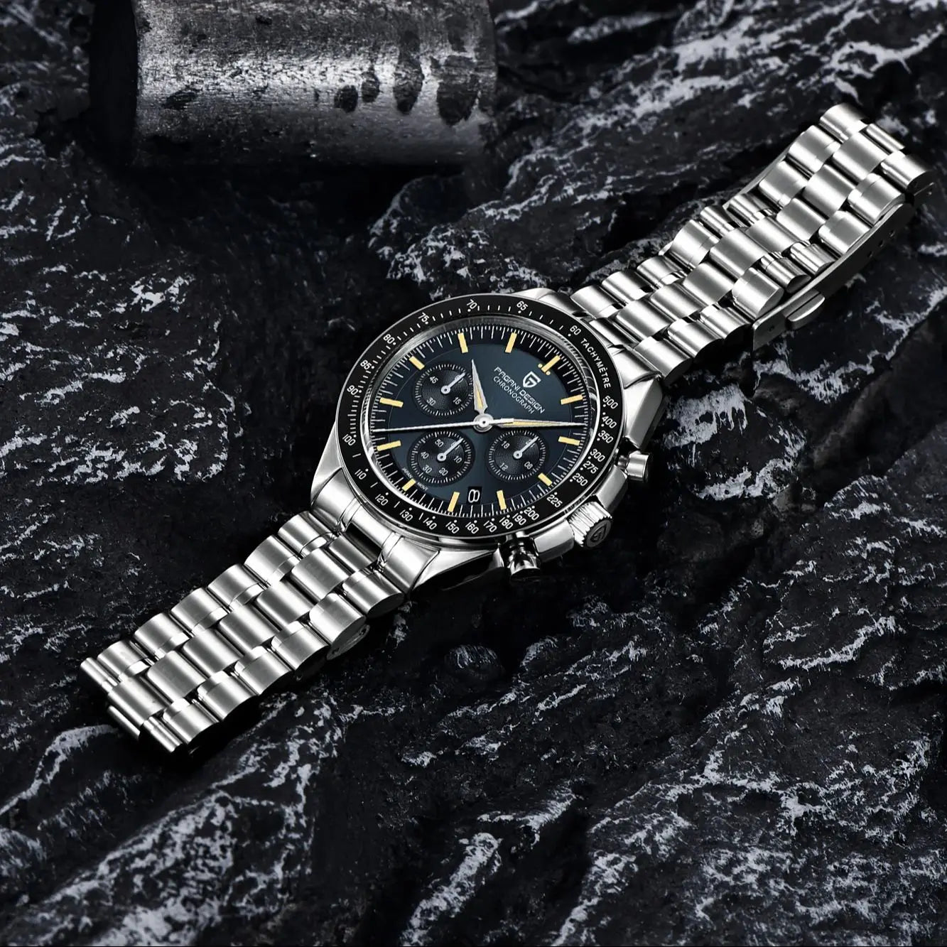 Moonwatch-Style Men’s Chronograph Quartz Watch
