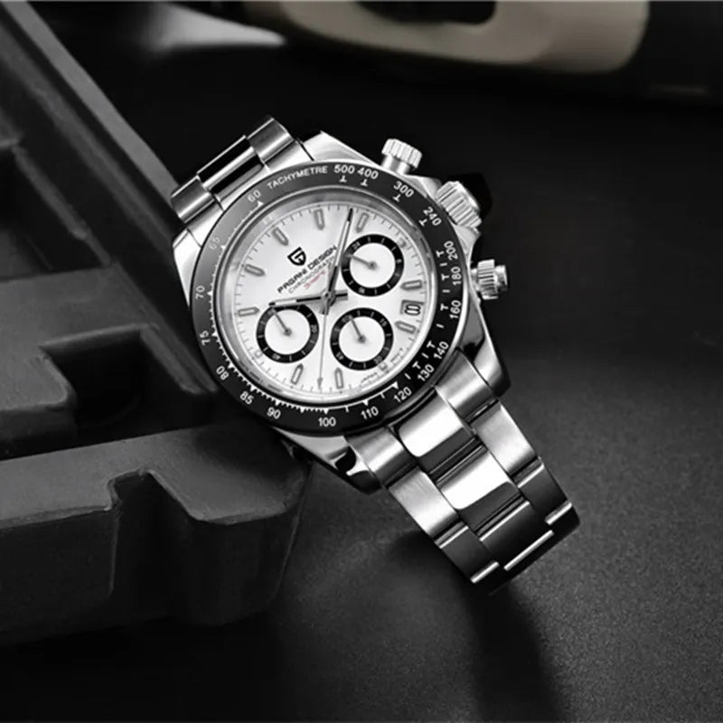 Men’s Chronograph Sport Watch Sapphire Crystal 100M