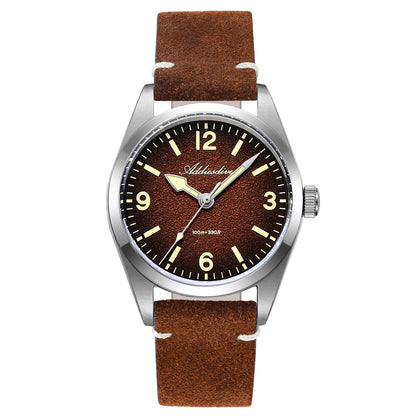 36mm Men’s Quartz Dive Watch Sapphire 100m Steel