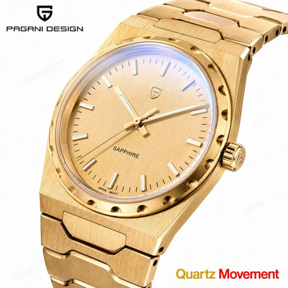 Men’s Slim Quartz Watch 7mm – 10Bar Steel With Sapphire