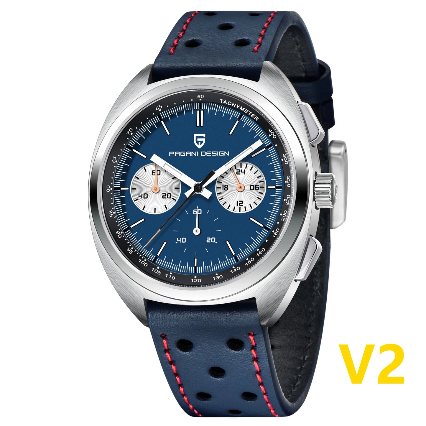 Men’s Racing Chronograph Watch Quartz Stainless Steel