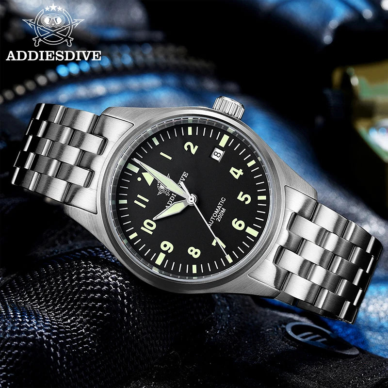 Men's Automatic Dive Watch With Sapphire Crystal
