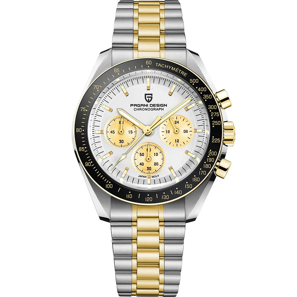 Moonwatch-Style Men’s Chronograph Quartz Watch