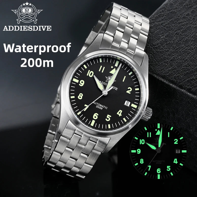 Men's Automatic Dive Watch With Sapphire Crystal