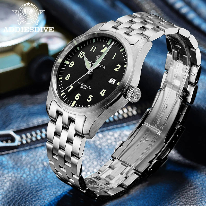 Men's Automatic Dive Watch With Sapphire Crystal