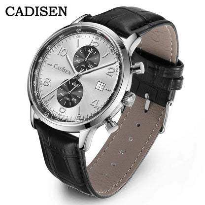 Men’s Chronograph Quartz Watch Sunburst Dial 5ATM