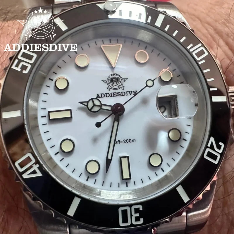 Men’s 316L Steel Diver Watch Quartz 200M Luminous