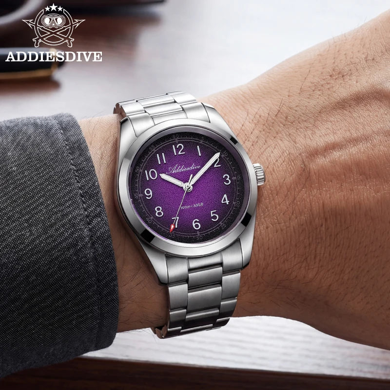 Men’s Luxury Quartz Dive Watch Sapphire 100M Waterproof