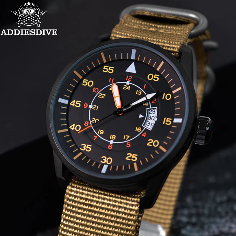 Men's Luminous Quartz Watch 50M Waterproof Date