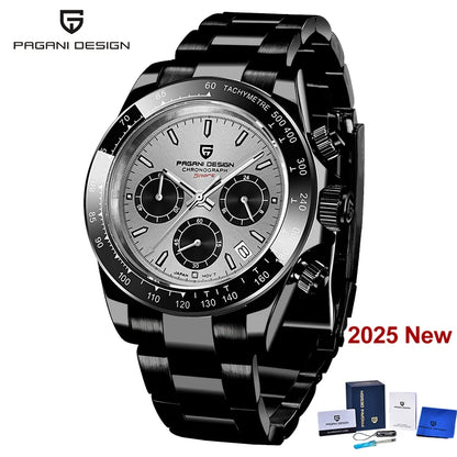 Men’s Chronograph Quartz Watch Sapphire Crystal 10 Bar
