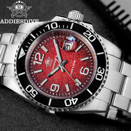 41mm Stainless Steel Dive Watch Quartz 200m Luminous