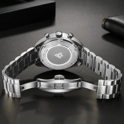 Men’s Quartz Chronograph Watch Sapphire Crystal 5ATM