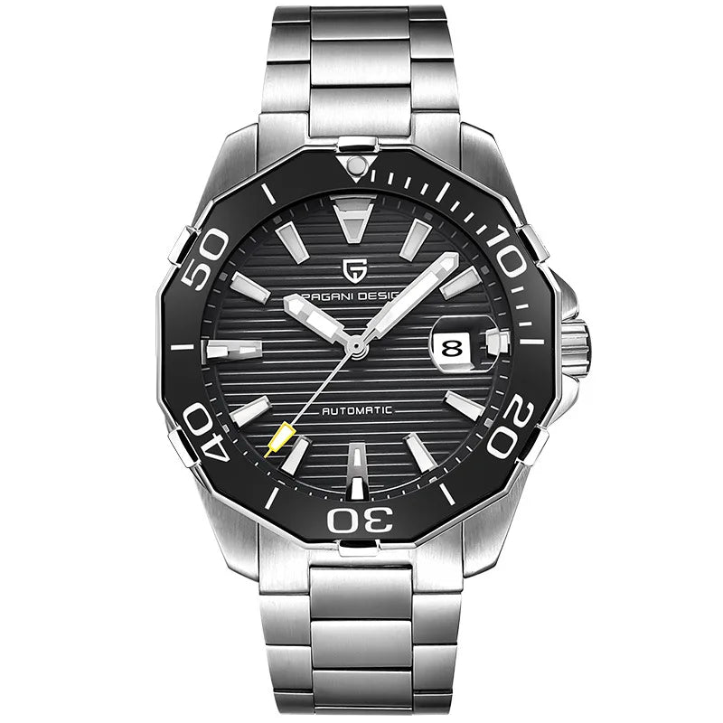 Men’s Automatic Mechanical Watch Stainless Steel Waterproof