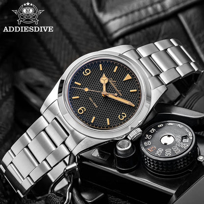 Men’s Luxury Quartz Watch Bubble Crystal 100m Luminous