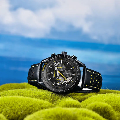 Men’s Moon Chronograph Quartz Watch Sapphire 100M