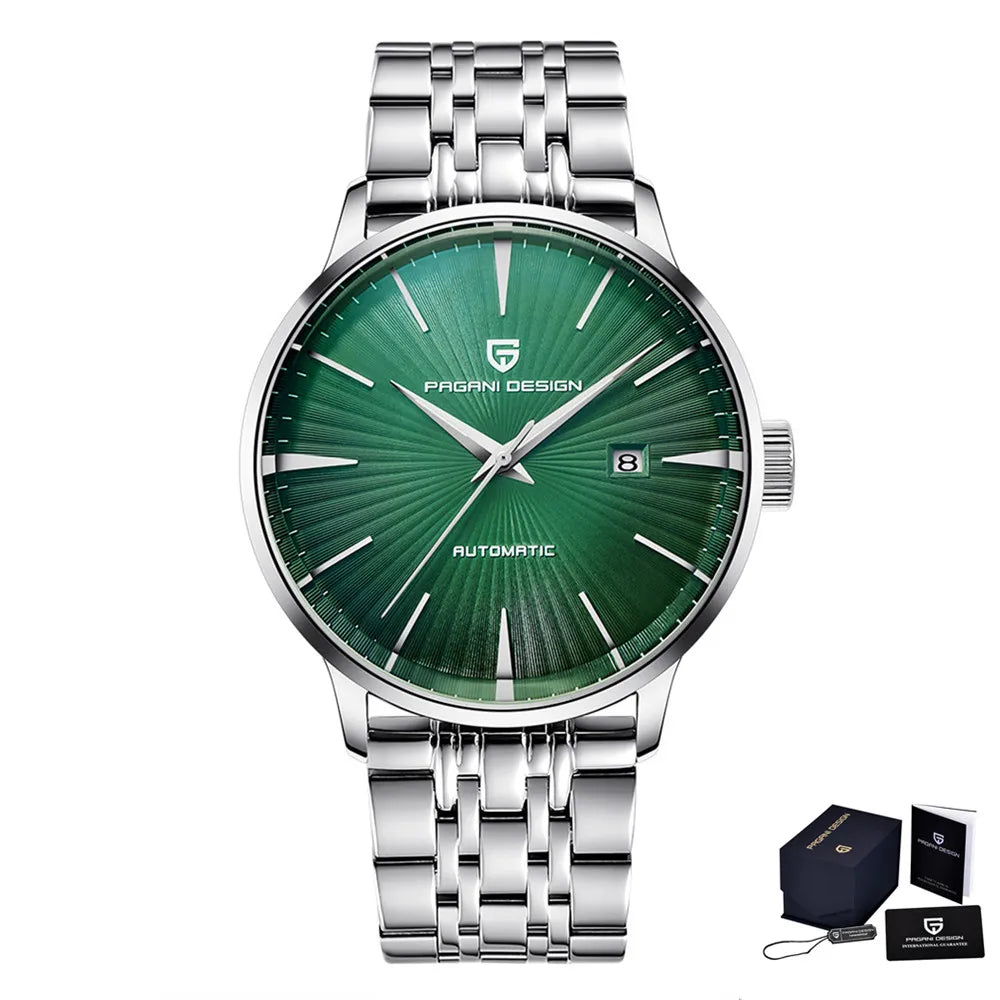 Men's Automatic Mechanical Watch Sapphire Crystal 43mm