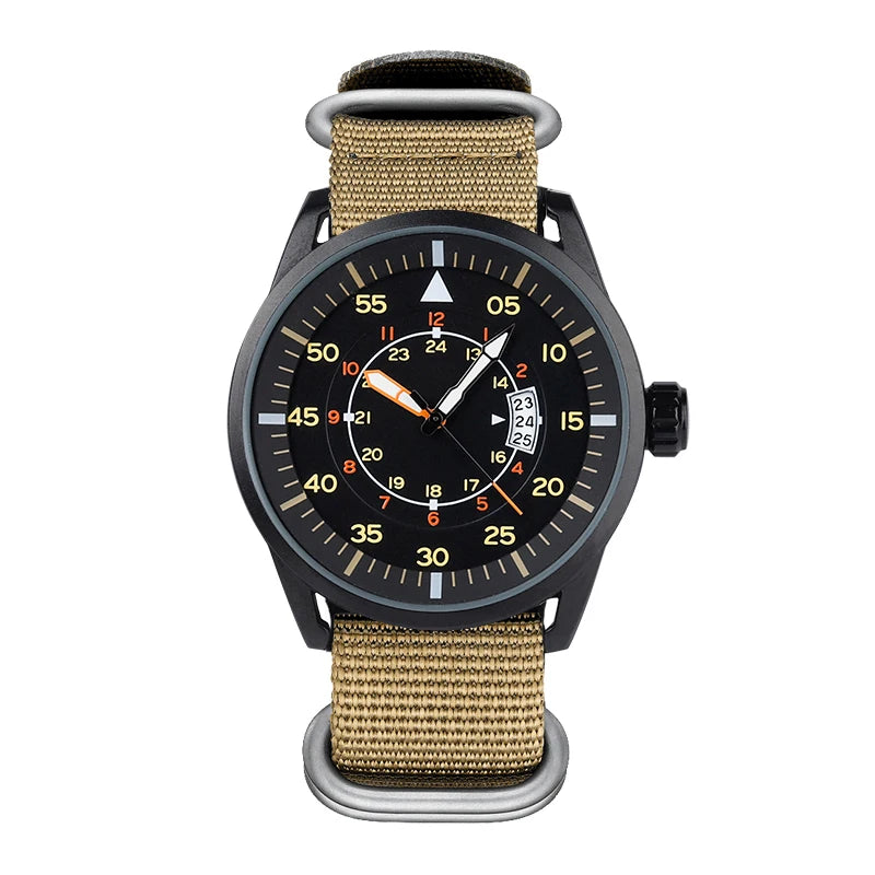 Men's Luminous Quartz Watch 50M Waterproof Date