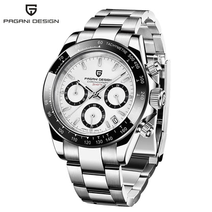 Men’s Quartz Chronograph Watch Sapphire Crystal 10 Bar
