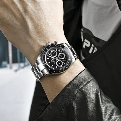 Men’s Chronograph Sport Watch Sapphire Crystal 100M