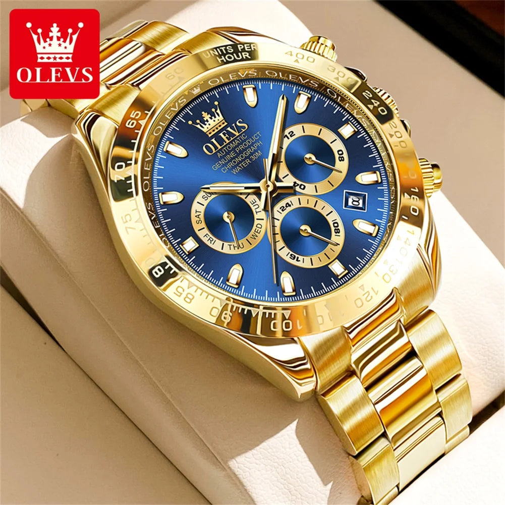 Men’s Luxury Automatic Mechanical Watch Chronograph