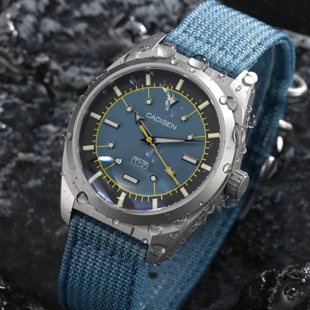 Titanium Automatic Dive Watch – Sapphire Crystal & Lume